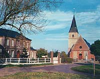 Mairie et Eglise de Saint-Aignan-sur-Ry